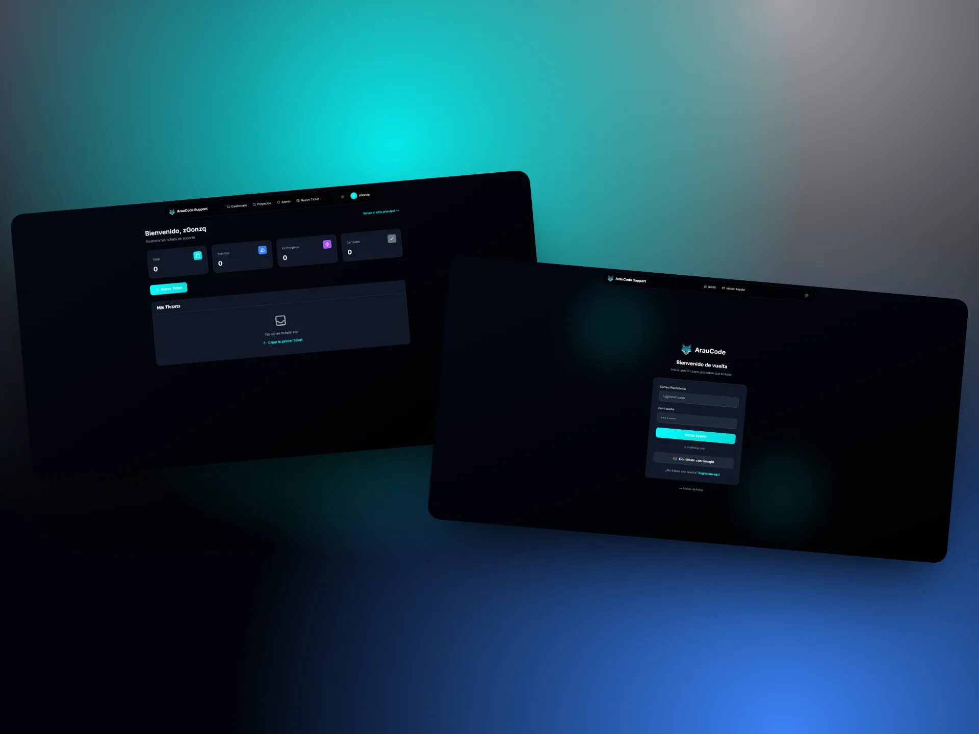 ArauCode Support: Sistema de Gestión de Tickets en Tiempo Real