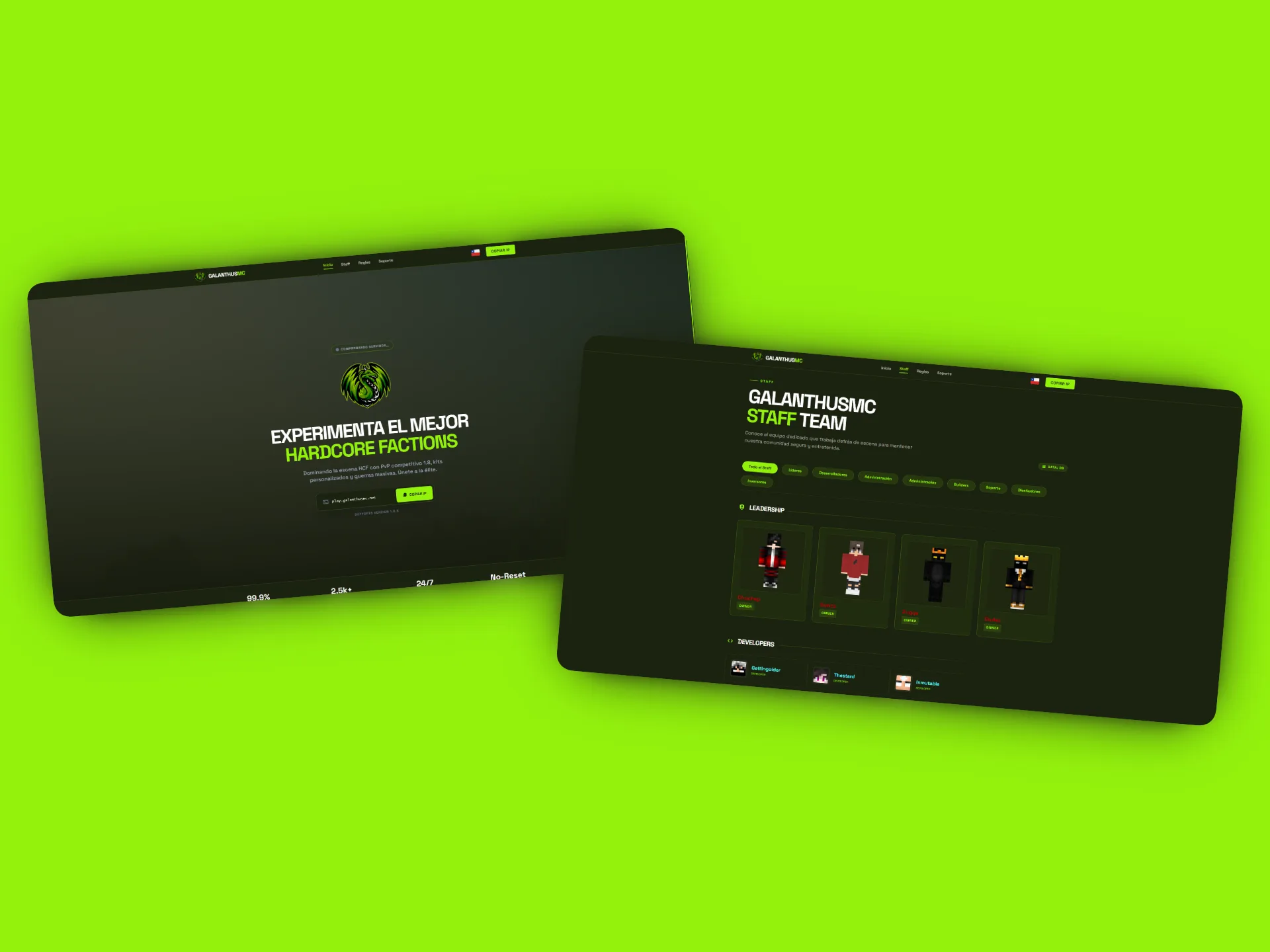 GalanthusMC: Dirección de Desarrollo y Ecosistema Digital