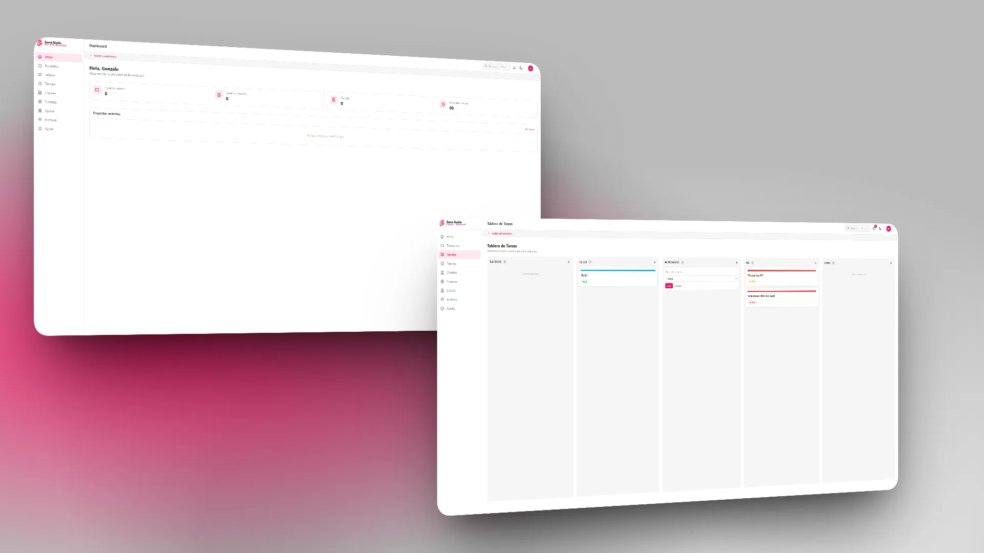 EnmaStudio: Projects Plataforma SaaS de Gestión de Equipos y Productividad
